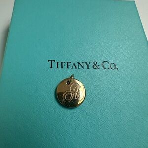 Tiffany & Co. Gold Letter "A" Charm